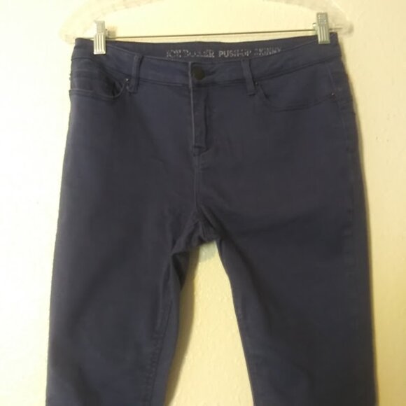 Joe Boxer women's size 7 navy blue skinny jeans - Picture 2 of 12